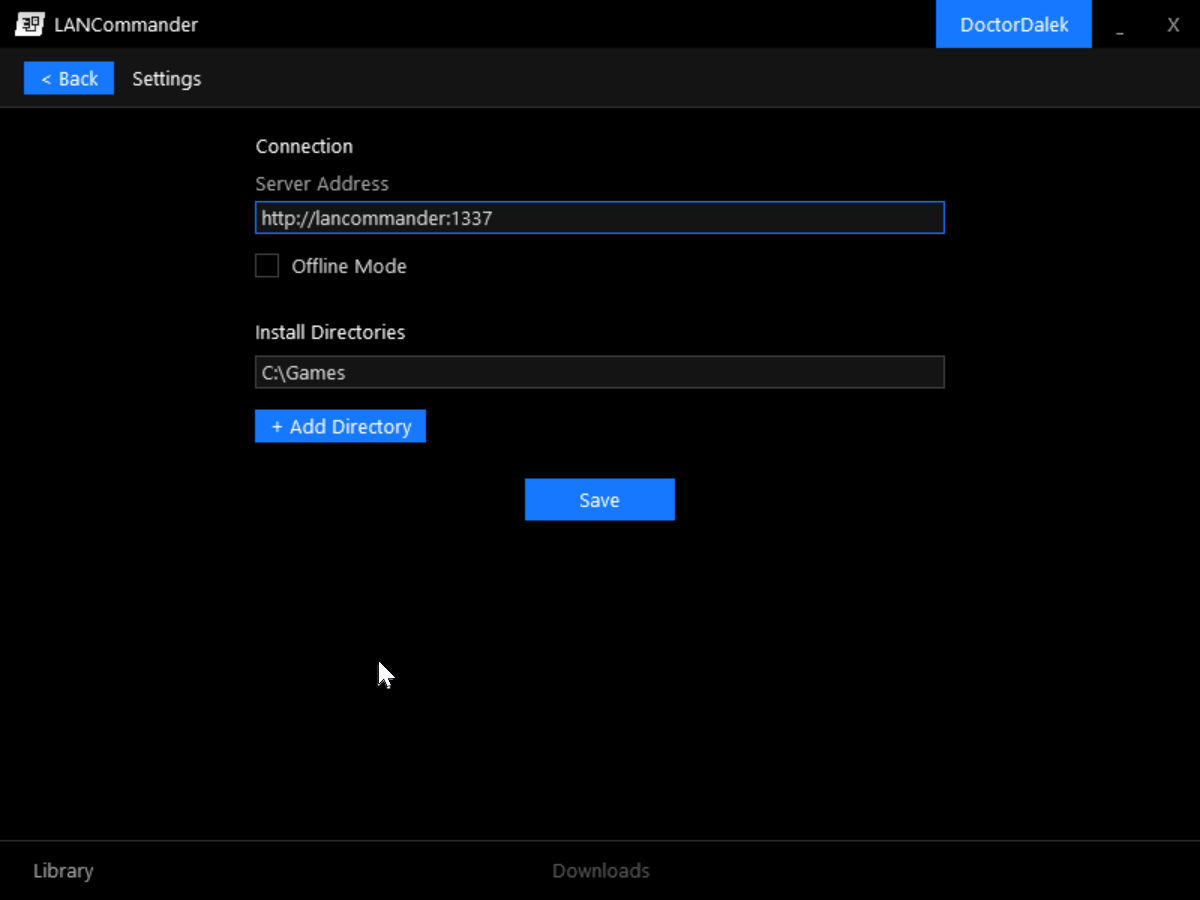 Legacy Launcher Settings